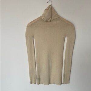 Margherita Perilli Milan Sheer Turtleneck One Size (XS stretches)